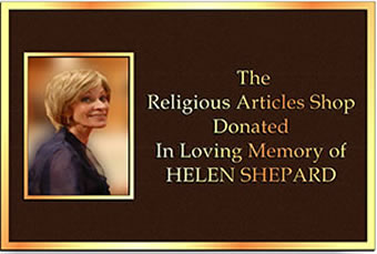 color photo bronze religious plaque